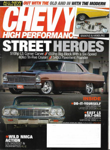 CHEVY HIGH PERFORMANCE 2014 JULY - EASY LS BOLT-ONS, NMCA ACTION, BRAKES&HANDLE
